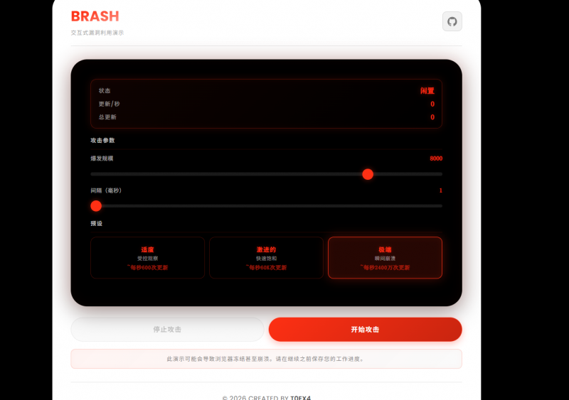 Chrome致命DoS：Brash 15秒崩盘全球41亿设备-附源码-HackBug是一个专注于网络安全-渗透测试-漏洞挖掘-暗网黑客论坛-中国黑客论坛-黑客技术-黑客团队-黑客业务-TT科技-TT黑客-TT语音-黑客服务的综合平台。